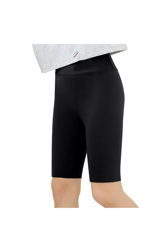 Toddler Shorts Girls Girls Shorts Shiny Hot Shorts Sparkly Dance Short (Black,14-16 Years)