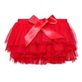 thumbnail image 1 of Akiihool Toddler Tutu Girl's Layered Tutu Skirt Tulle Princess Sparkle Skirt(RD2,0-6 Months), 1 of 2