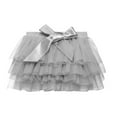 thumbnail image 1 of Akiihool Toddler Tutu Little Girls and Big Girls Tulle Tutu Skirt(Grey,12-24 Months), 1 of 2