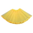 thumbnail image 1 of Akiihool Toddler Tutu Little Girls and Big Girls Tulle Tutu Skirt (Yellow,3-8 Yesrs), 1 of 3