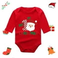 thumbnail image 1 of Akiihool Unisex Baby Long-Sleeve Bodysuit Baby Giftset Clothing Set Baby Sweatshirt Onesie Christmas (T,9-12 Months), 1 of 2