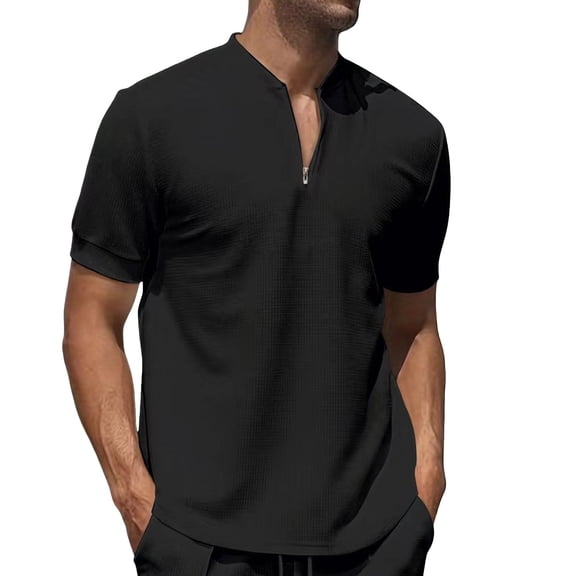 Akiihool Vintage Mens T Shirts Men's Stretch Soft Short Sleeve Crewneck T Shirt Fashion Casual Tee forMen(Black,L)