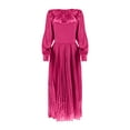 Akiihool Wedding Reception Dress for Guest Plus Size Womens Glitter