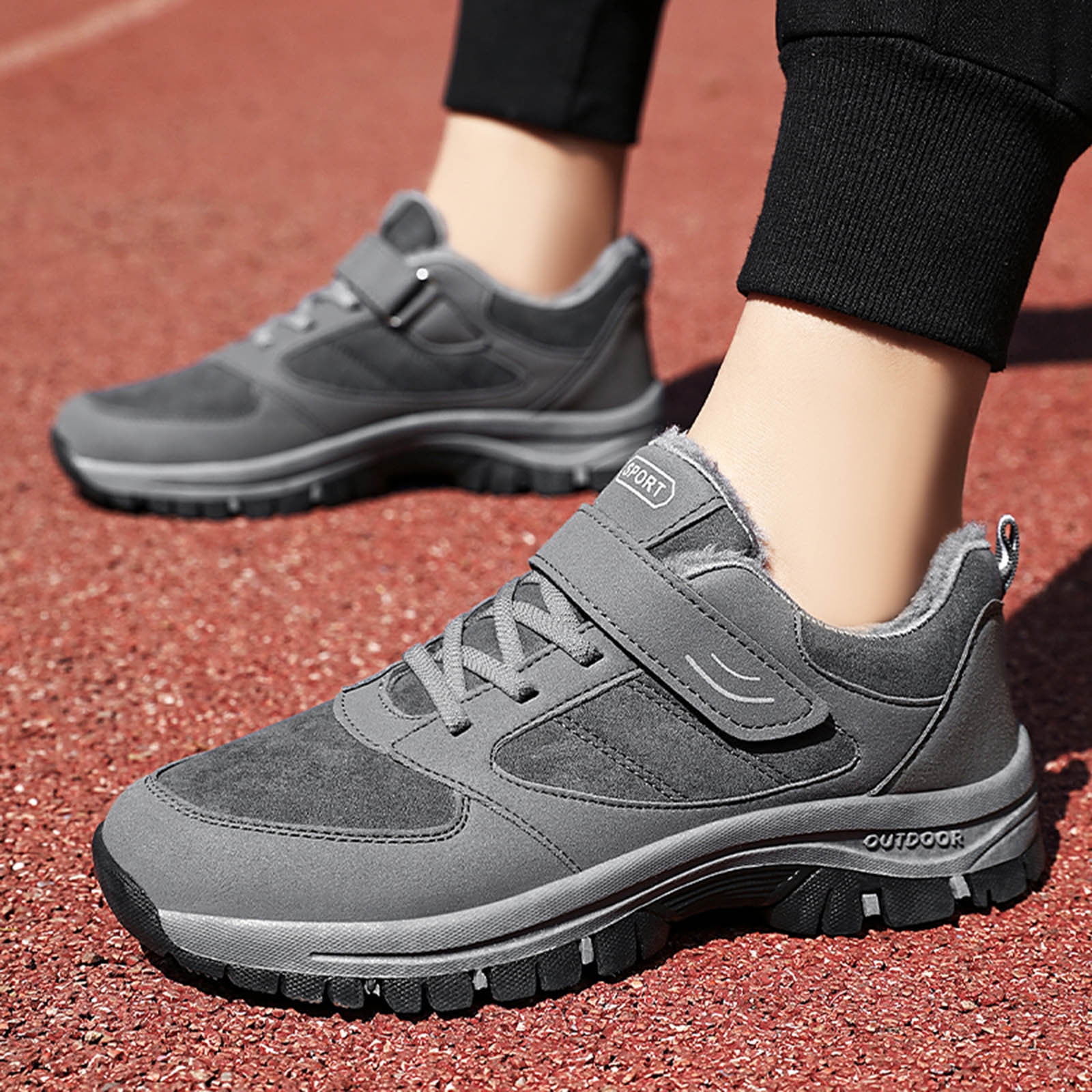 Akiihool Winter Snow Boots for Men Mens Snow Boots Winter Shoes Slip On