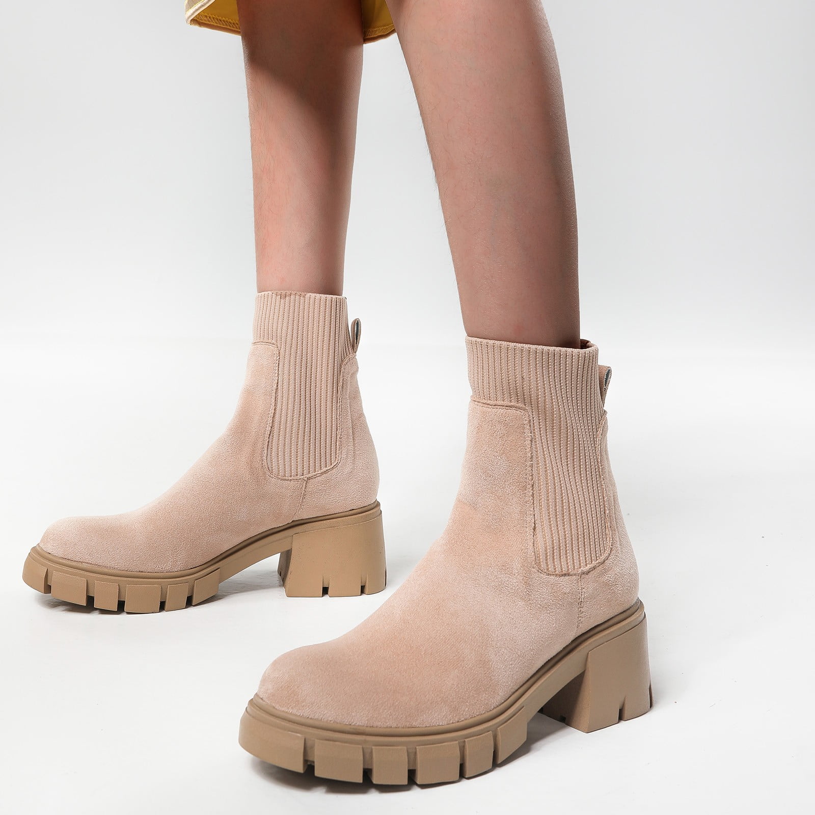 Akiihool Women Ankle Boots Comfort Womens Platform Ankle Boots