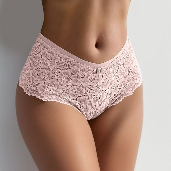 Akiihool Women Briefs Women's Underwear Supersoft French Cut (Pink,One Size)