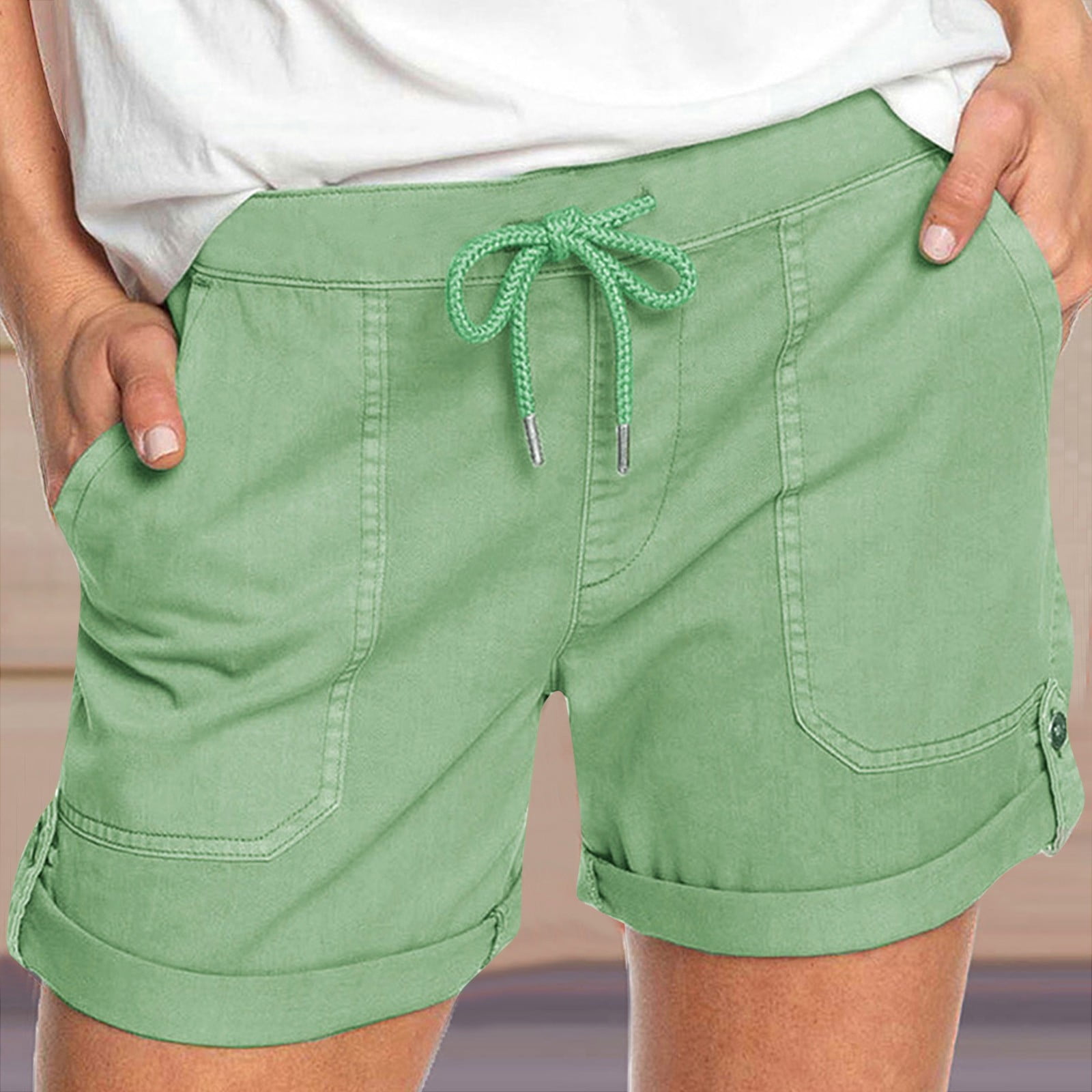 Women's Athletic Shorts With Skirt - High Waisted Gym Yoga Running Spandex Shorts, 2-in-1 Flowy Butterfly Skort