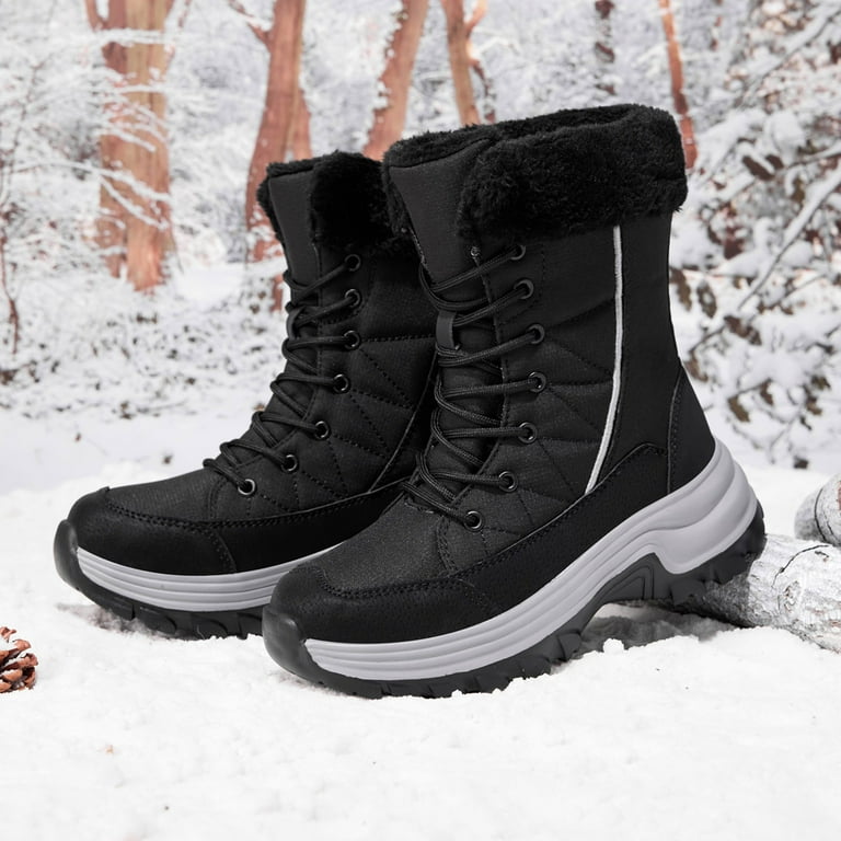 Women's shoes for walking in fashion snow