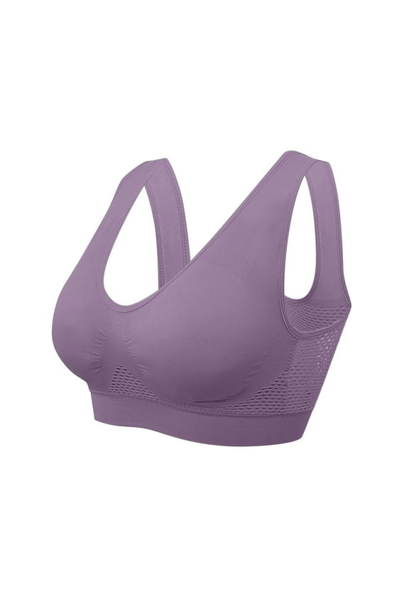 Womens Bras Strappy Sports Bra for Women Crisscross Back Light Support Yoga Bra with Removable Cups (Navy,3XL)