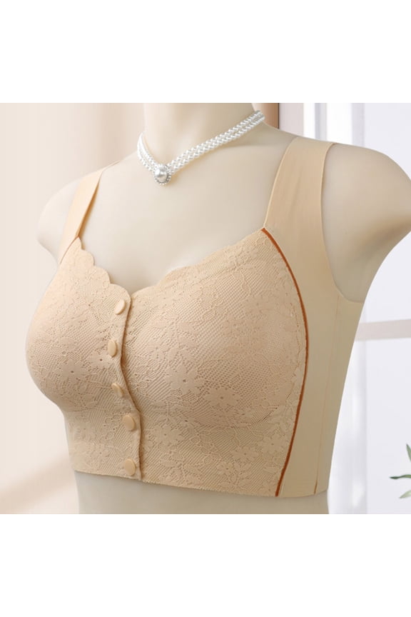 Womens Bras Women's Invisibles Comfort Lightly Lined Seamless Wireless Triangle Bralette Bra (Beige,XXL)