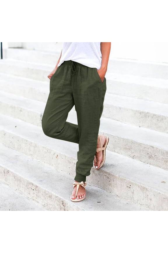 Womens Pants Trendy Women's Secretly Shapes Regular Fit Straight Leg Pant (AG,XL)