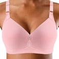thumbnail image 1 of Akiihool Womens Plus Size Everyday Bras Women's Front Closure Plus Size Full Coverage Lace Underwire Racerback Bra (Pink,46), 1 of 3