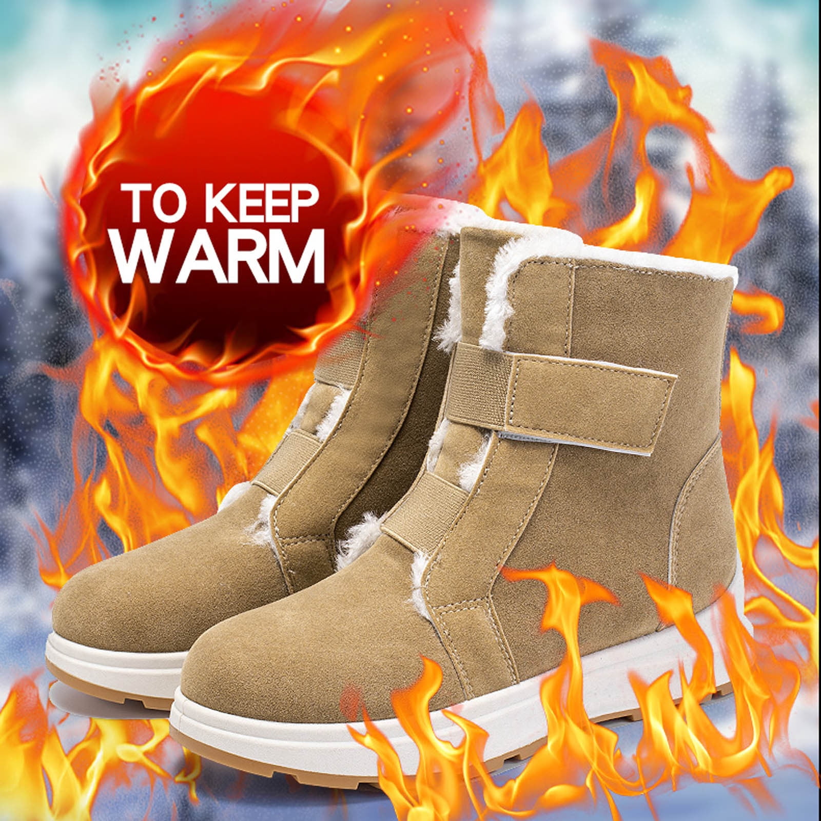Akiihool Womens Snow Boots Fashion Women s Snow Winter Lace Up Flat akiihool-womens-snow-boots-fashion-women-s-snow-winter-lace-up-flat