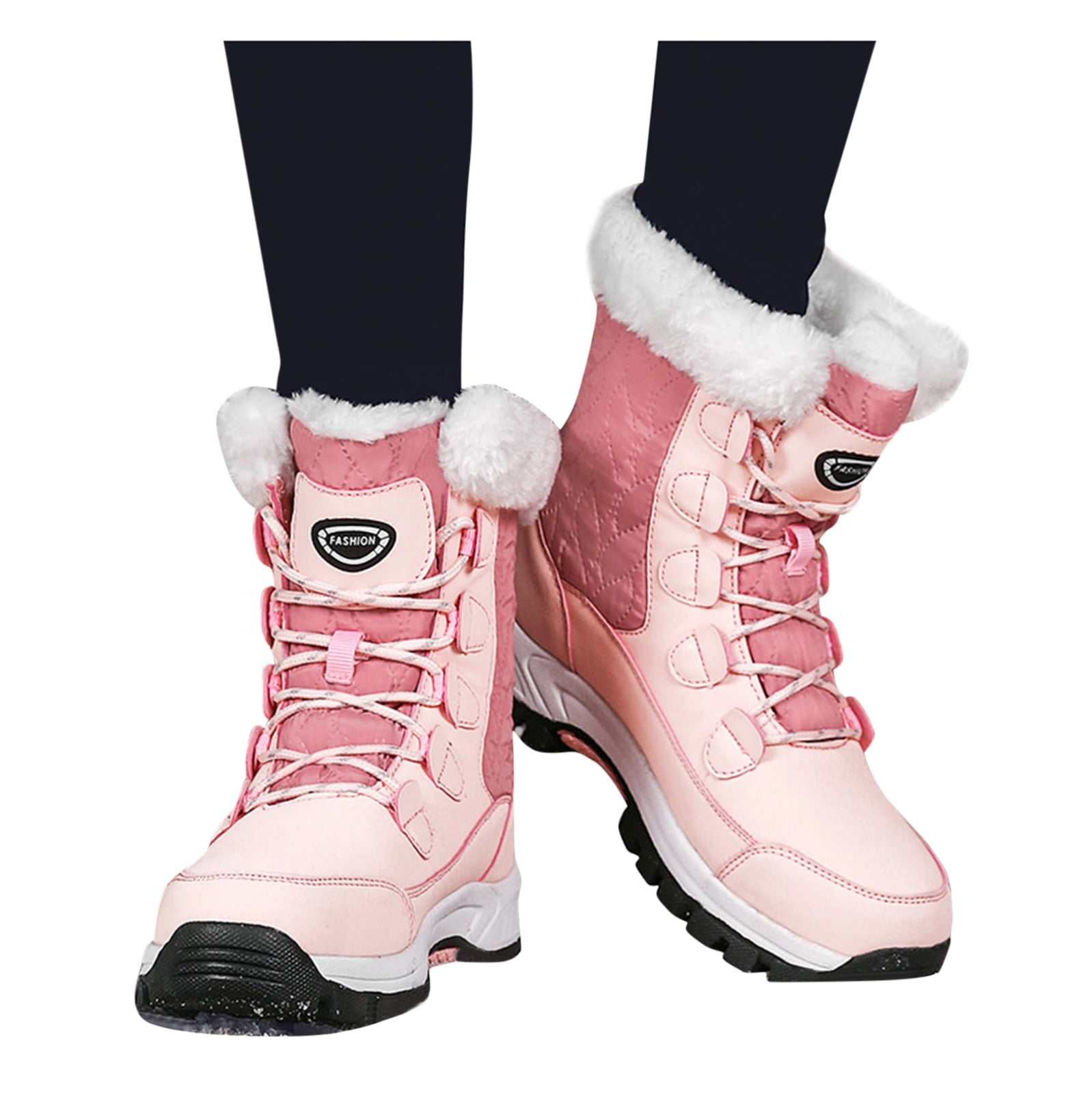 Akiihool Womens Snow Boots Wide Width Womens Winter Snow Boots