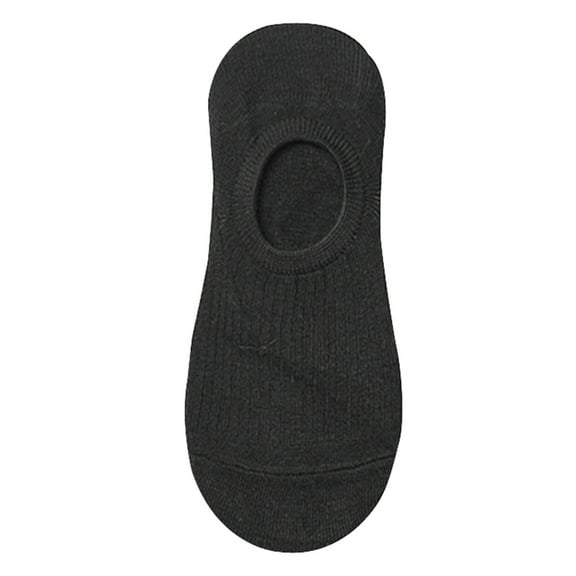 Akiihool Womens Socks Crew No Show Socks Womens Ultra Low Cut Liner Socks Non Slip Hidden Invisible for Flats Boat (Black,One Size)