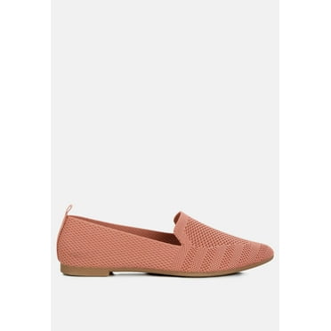 Akili Knit Textile Solid Flats