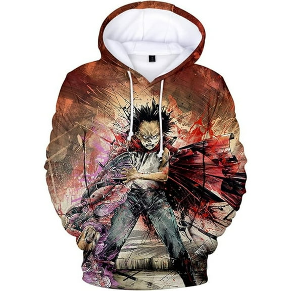 Akira Merch Hoodie Cool Print Casual Pullover Unisex Harajuku Clothing Hip-Hop Sweatshirt