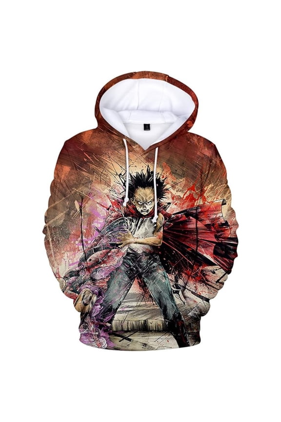 Akira Merch Hoodie Cool Print Casual Pullover Unisex Harajuku Clothing Hip-Hop Sweatshirt
