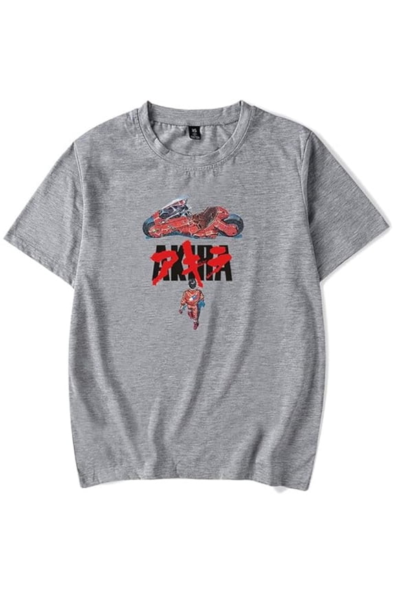 Akira Merch T-shirt Retro Classic Print Short Sleeve Men And Women Hip-hop Casual Wear