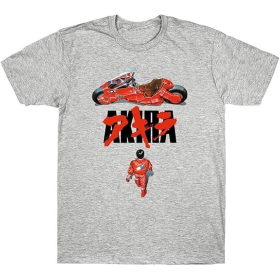 Akira Merch T-shirt Trendy Printed Short-sleeved Men And Women Summer Round Neck Harajuku Wear