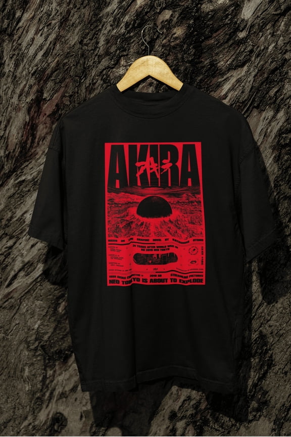 Akira Movie Unisex Softstyle T-Shirt - Camiseta Manga Anime, Retro Graphic Tee