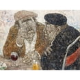 thumbnail image 1 of Akira Tanaka Deux Amis Au Cafe 1976 Extra Large XL Wall Art Poster Print, 1 of 3