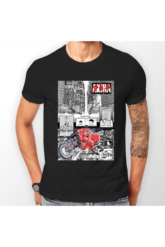 Akira Tetsuo Kaneda Manga Neo Tokyo Anime Unisex Tshirt T-Shirt Tee ALL SIZES