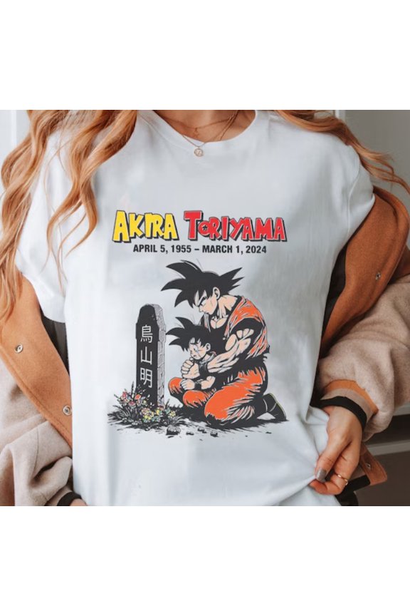 Akira Toriyama 1955 - 2024 T- Shirt,, T-shirt - Dad gift- father day
