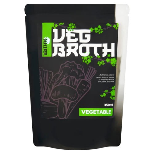 Akira Vegetable Broth 350ml, British Import (Pack of 3)