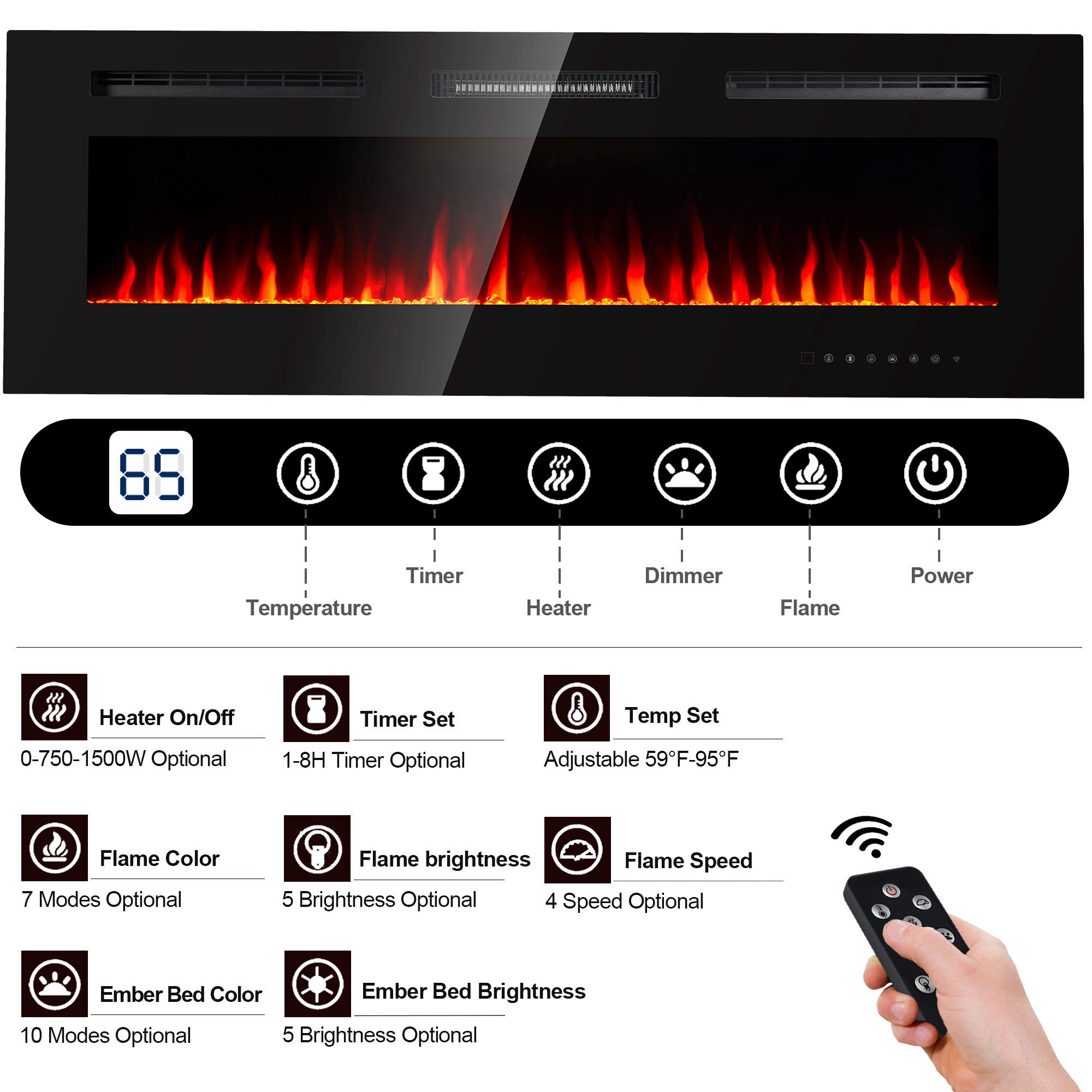 Dimplex DWOP20R OptiMyst Wall Mount Engine