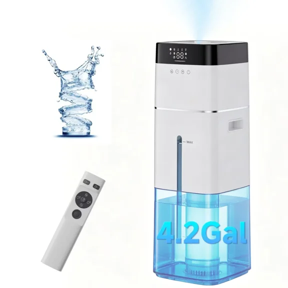 Akires Humidifier Large Room, 16L/4.2Gal, 2000 Sq.ft, Cool Mist Whole House Humidifiers for Bedroom