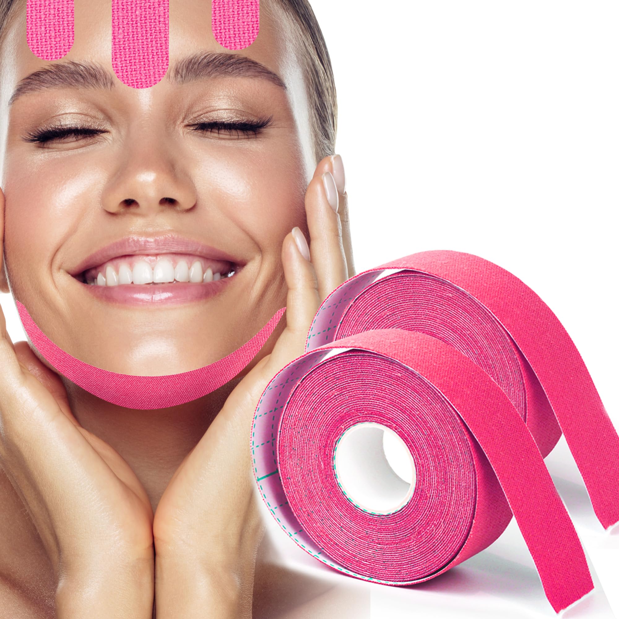 Akissos Wrinkle Tape for Face Facial Kinesiology Tape for Face Smile