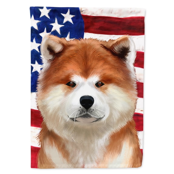 Carolines Treasures CK6387CHF Akita American Canvas House Size outdoor-flags, Multicolor