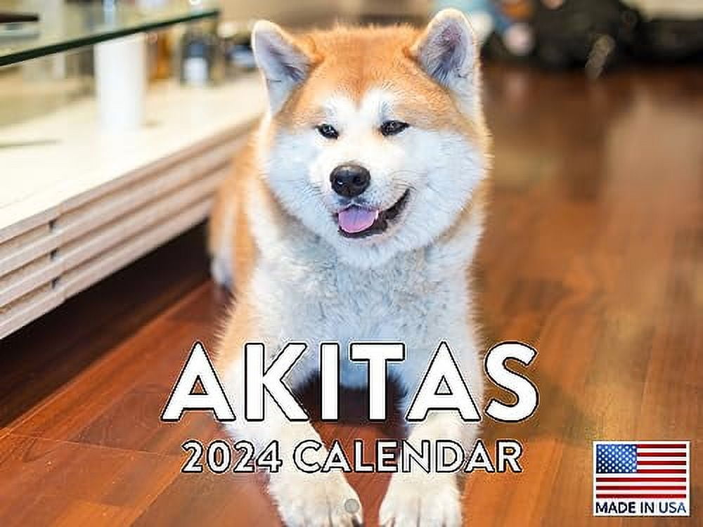 Akita Calendar 2024 Wall Calander