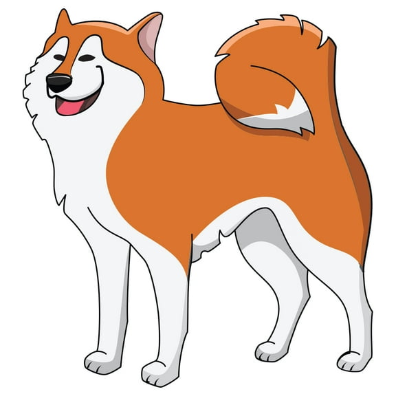 Akita Decal | Indoor/Outdoor | Dog Lover Super Cute Sticker for SUV Windows, Dorm Rooms, Bedroom, Offices | SignMission personalized gift | 36"