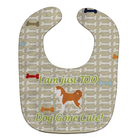 Akita Dog Gone Cute Baby Bib