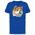 thumbnail image 1 of Akita Dog Head Painting Tee Men's -Image by Shutterstock, 1 of 1