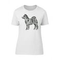thumbnail image 1 of Akita Dog With Ethnic Texture T-Shirt Women -Image by Shutterstock, Female Medium, 1 of 4