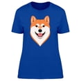 thumbnail image 1 of Akita Inu Happy Face Tee Women's -Image by Shutterstock, 1 of 1