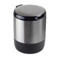 thumbnail image 1 of Akita Line HomeMarket ANSN-E29-WASTEBIN-3LT-BK Stainless Steel and Plastic Waterproof Car, & Kitchen Counter Top Trash Can With Lid, Front Seat, 3L (Black), 1 of 3