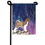 Akita Nightwatch - 11"x15" 2-Sided Garden Banner