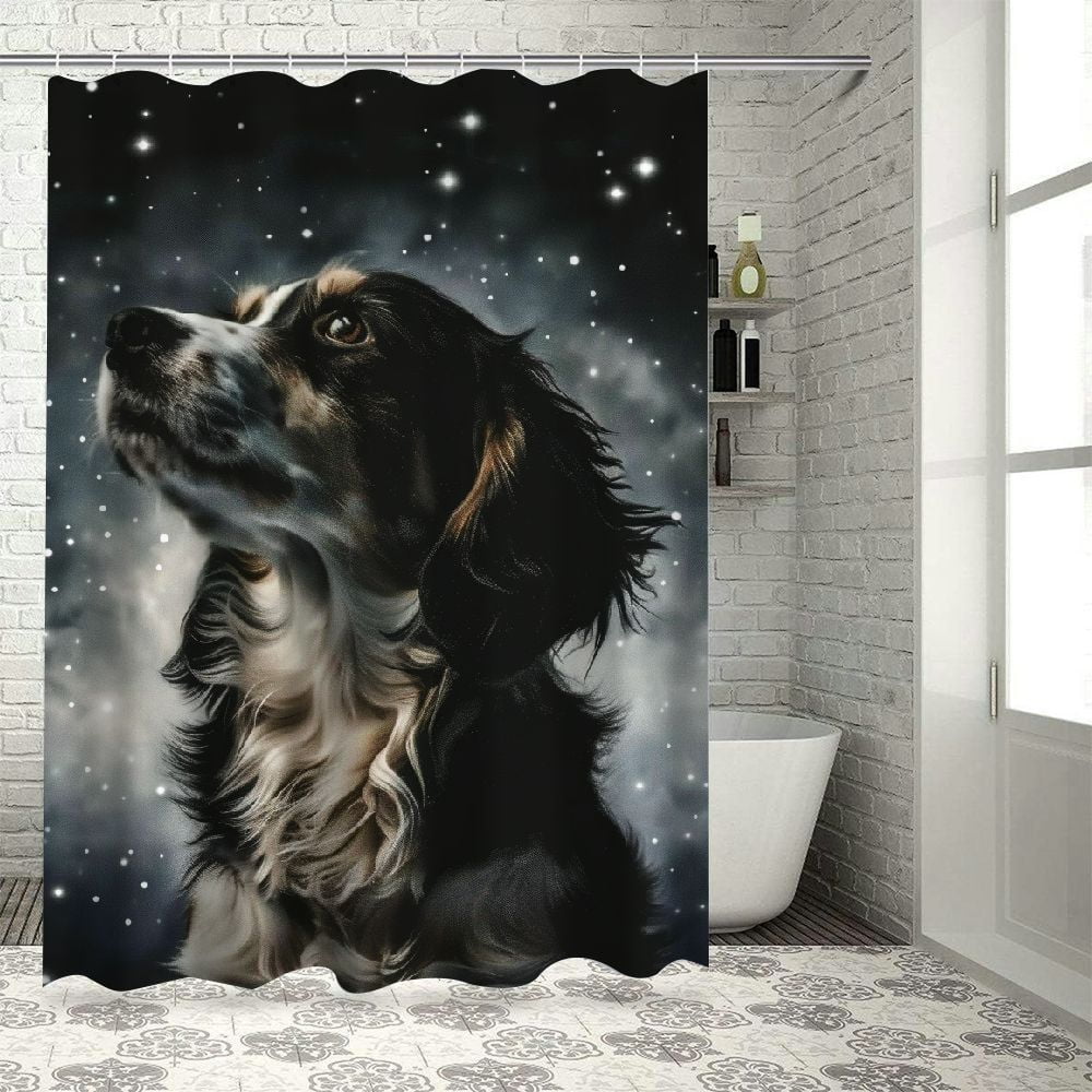 Akjvoe Shower Curtain Waterproof Fabric Shower Curtain Set Shower ...