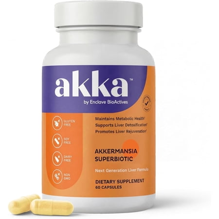 AKKA - Akkermansia Probiotic Liver Cleanse Detox & Repair - Liver Health