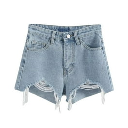 Plus size jean shorts walmart best sale