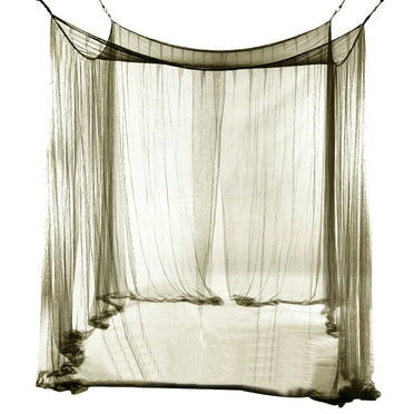 Akloker Summer Single Mosquito Net Portable Folding Bug Mosquito Netting Army Green
