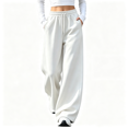 thumbnail image 1 of Akmaiox Wide Leg Sweatpants for Women, Plus Size Drawstring Waist Workout Joggers with Pockets, Casual Comfy Outdoor Hiking Pants, 1 of 7