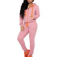 thumbnail image 1 of Akmipoem Women Zip Up Jacket Hoodie Tracksuit Drawstring Activewear Sets Gym 2 Piece Jogging Suit, 1 of 5