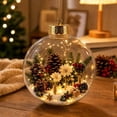 thumbnail image 1 of Akmoler Glowing Christmas Story Ornament, Light-Up Mini Holiday Scene with Warm LED Light, Festive Keepsake Gift for Home Party Tree Mantel, Christmas Decorations & Gifting Use, 1 of 8