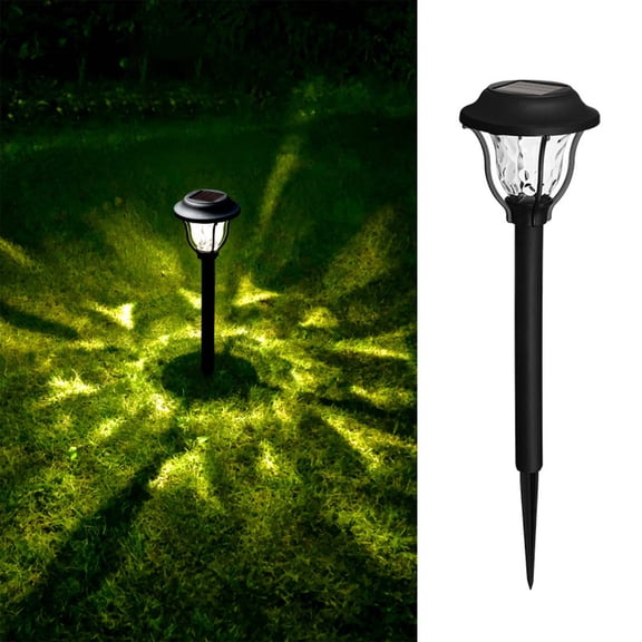 Akmoler Solar Pathway Lights, Fall Decor, Waterproof Auto On/Off | Decorative Pattern Design, Ideal for Yard Garden Walkway Driveway Lawn Pathway, Durable Lighting
