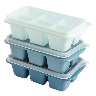 US$ 15.99 - ReaNea Silicone Bottom Ice Cube Trays for Freezer with